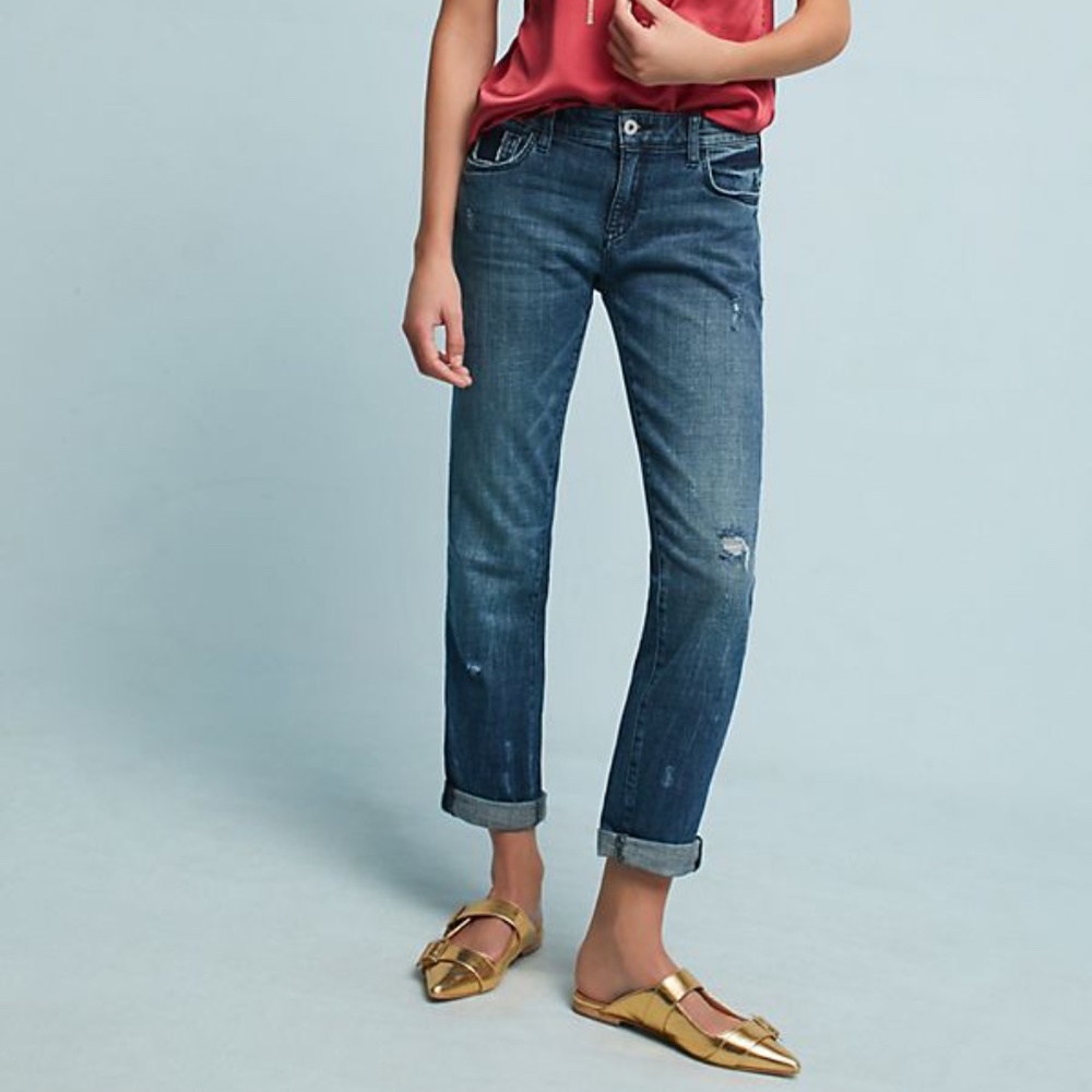 Pilcro & the Letterpress EUC Slim Boyfriend Jeans